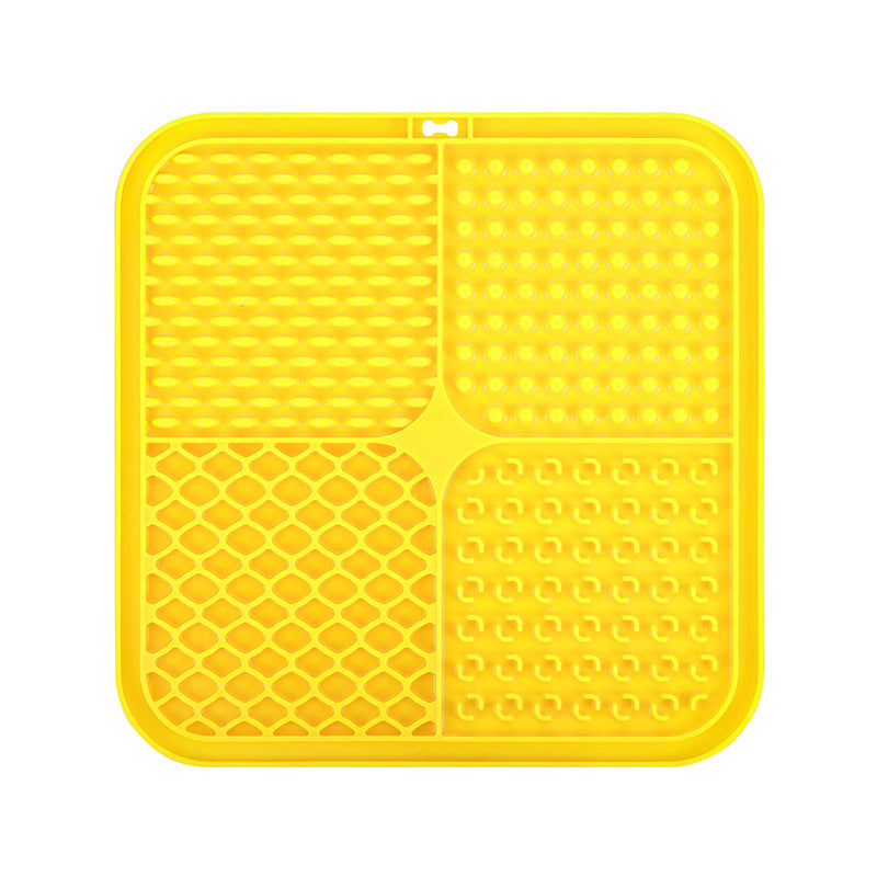 Silicone pet licking pad