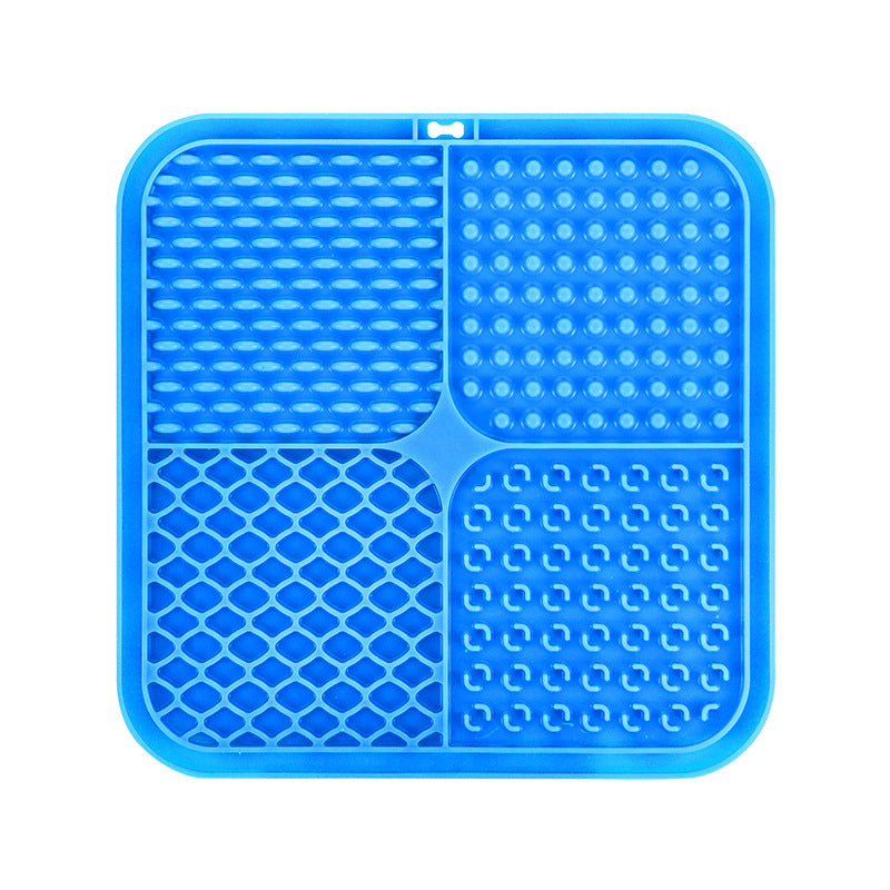 Silicone pet licking pad